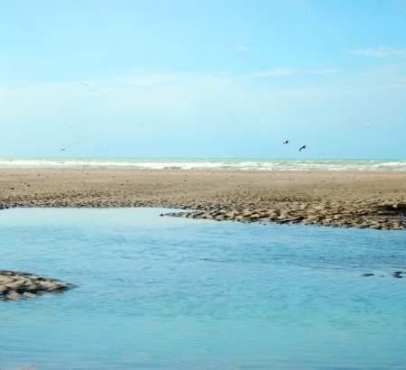 Vue de la Baie de d'Authie en Picardie